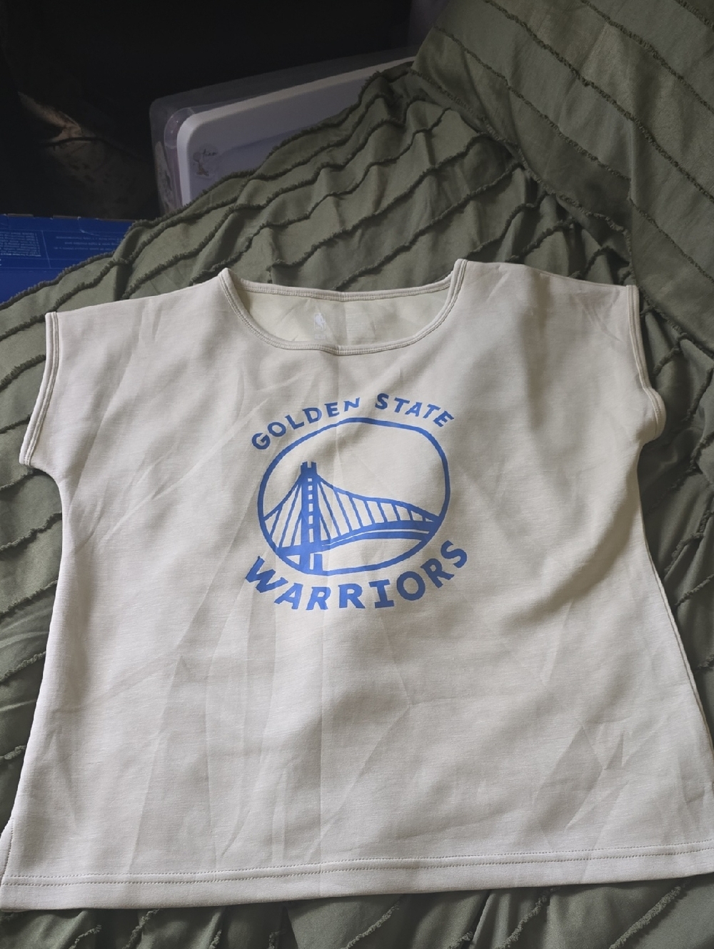 Golden State Warriors Women's White Graphic Tee